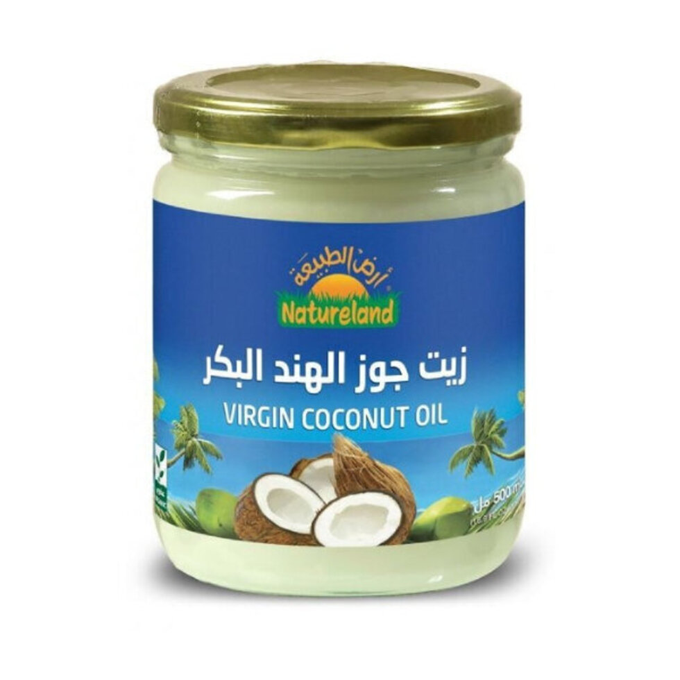 زيت جوز الهند البكر من أرض الطبيعة