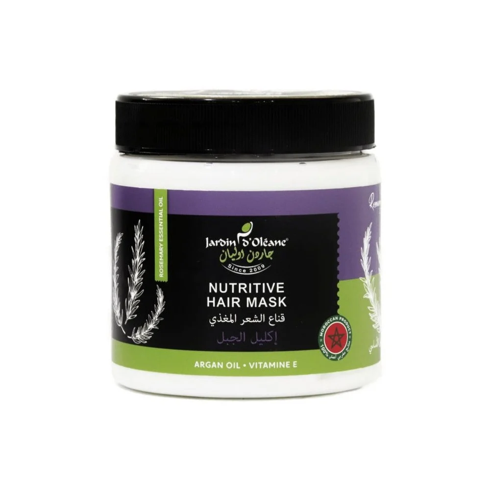 قناع الشعر المغذي بزيت اكليل الجبل الاساسي من جاردن اوليان