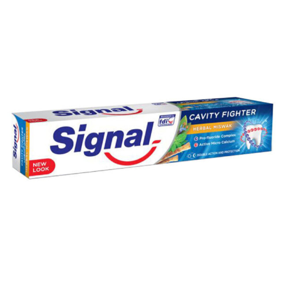 معجون أسنان مكافح التسوس بالمسواك و الأعشاب من سيجنال - 120 مل