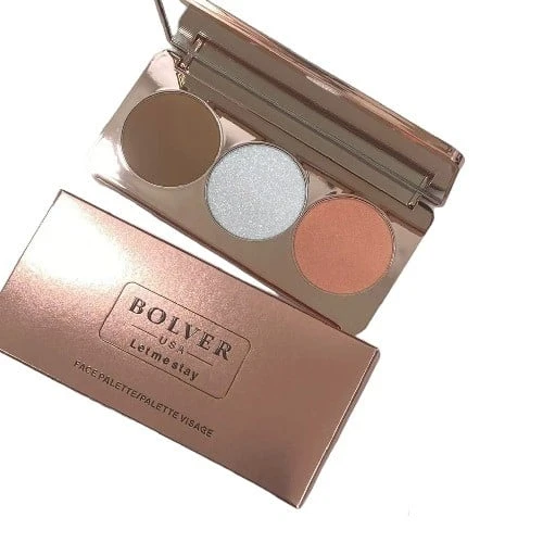 باليت الاضاءة الثلاثي للوجه لت مي ستاي من ماركة بلوفير 013