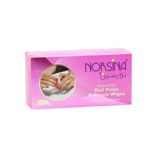 مناديل لإزالة طلاء الأظافر 24 منديل من نورسين