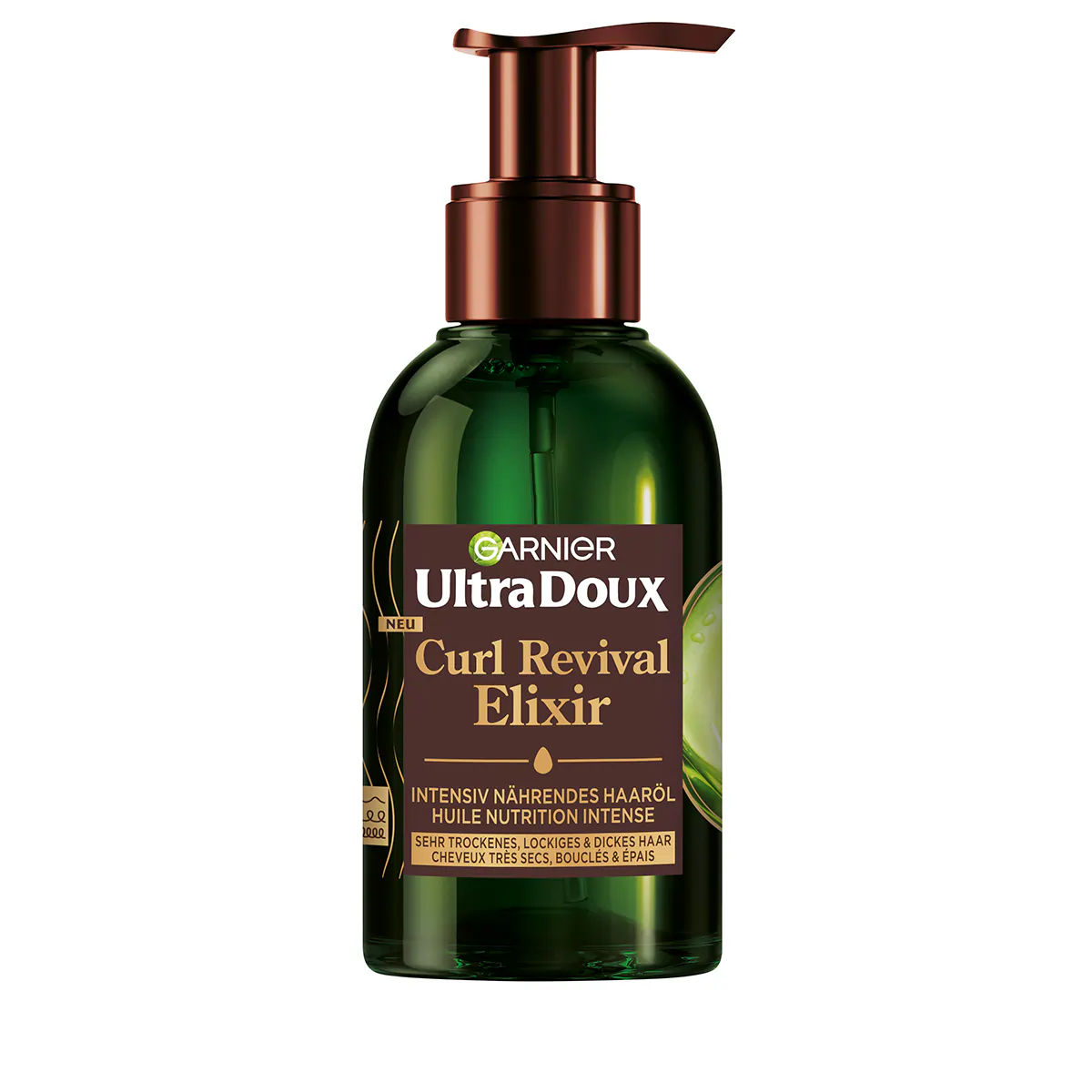 غارنييه ألترا دو - إكسير تجديد الشعر المجعد - بزيت الأفوكادو وزبدة الشيا 120 مل